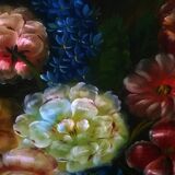 Painting "with a vase of flowers"