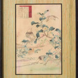 Woodblock with Birds