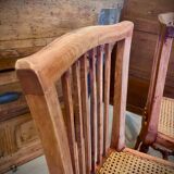 Pair of old wooden chairs