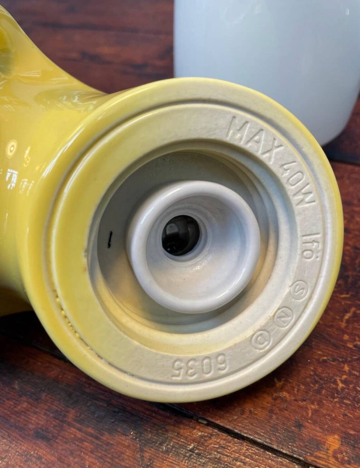 Vintage Bathroom Lamps in Ceramic by Ifö of Sweden with Opaline Shades from the 1960s