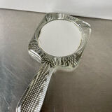 Handheld glass mirror Swedish design 1960's