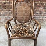 Bamboo armchair and adult canning