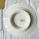Vintage pedestal dish Blue iron earth Salins model Arbois Ennege