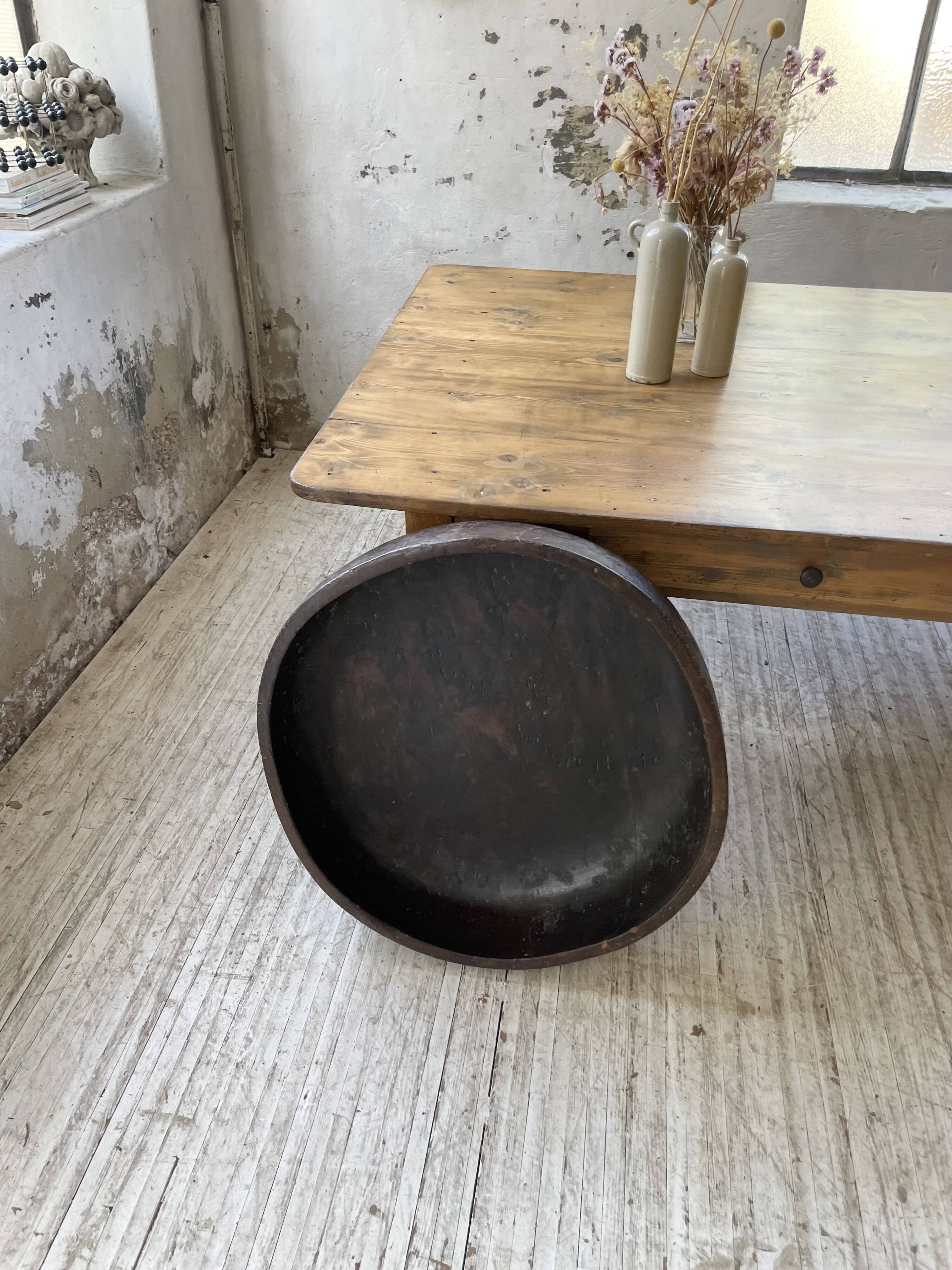 Plat en bois berbère XXL