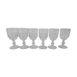 Set of 6 digestive glasses