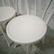 Paire de chaises bistrot Baumann blanches