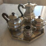 Pewter coffee and tea service