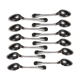 12 small spoons CHRISTOFLE model CHINON silver metal