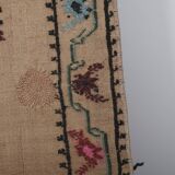 Vintage Turkish Oushak Handwoven Rug 52x409 cm