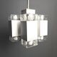 Vintage italian cubic chandelier by Gaetano Sciolari, 1970s
