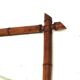 Petit miroir en bambou ancien