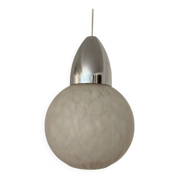 Mottled Murano glass pendant light from the 1970s.