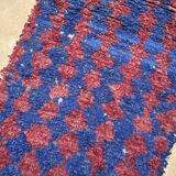 Colorful Boucherouite Moroccan rug - 98 x 230 cm