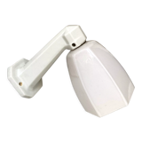 Art deco wall lamp in opaline and porcelain