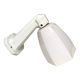 Art deco wall lamp in opaline and porcelain