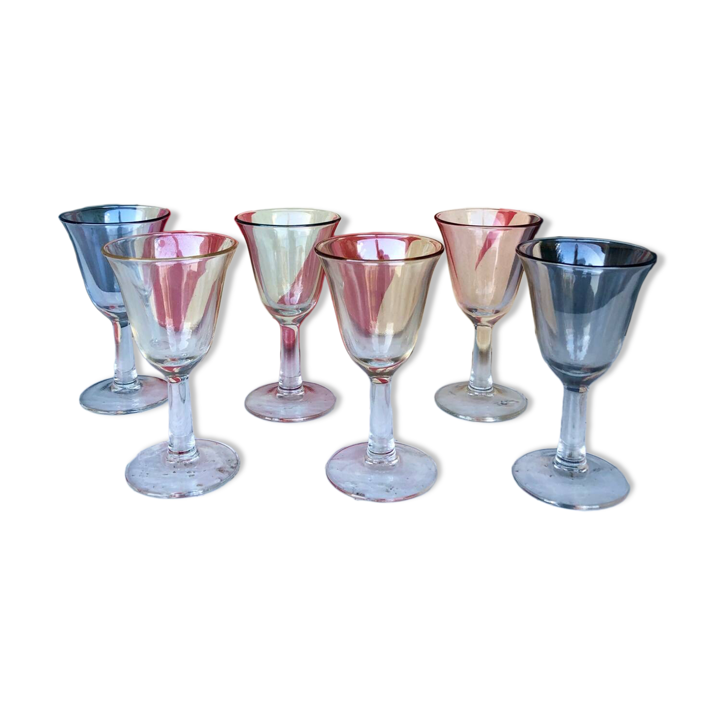 Luminarc vintage alcohol glass set