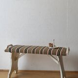 Wooden bench in vintage style.