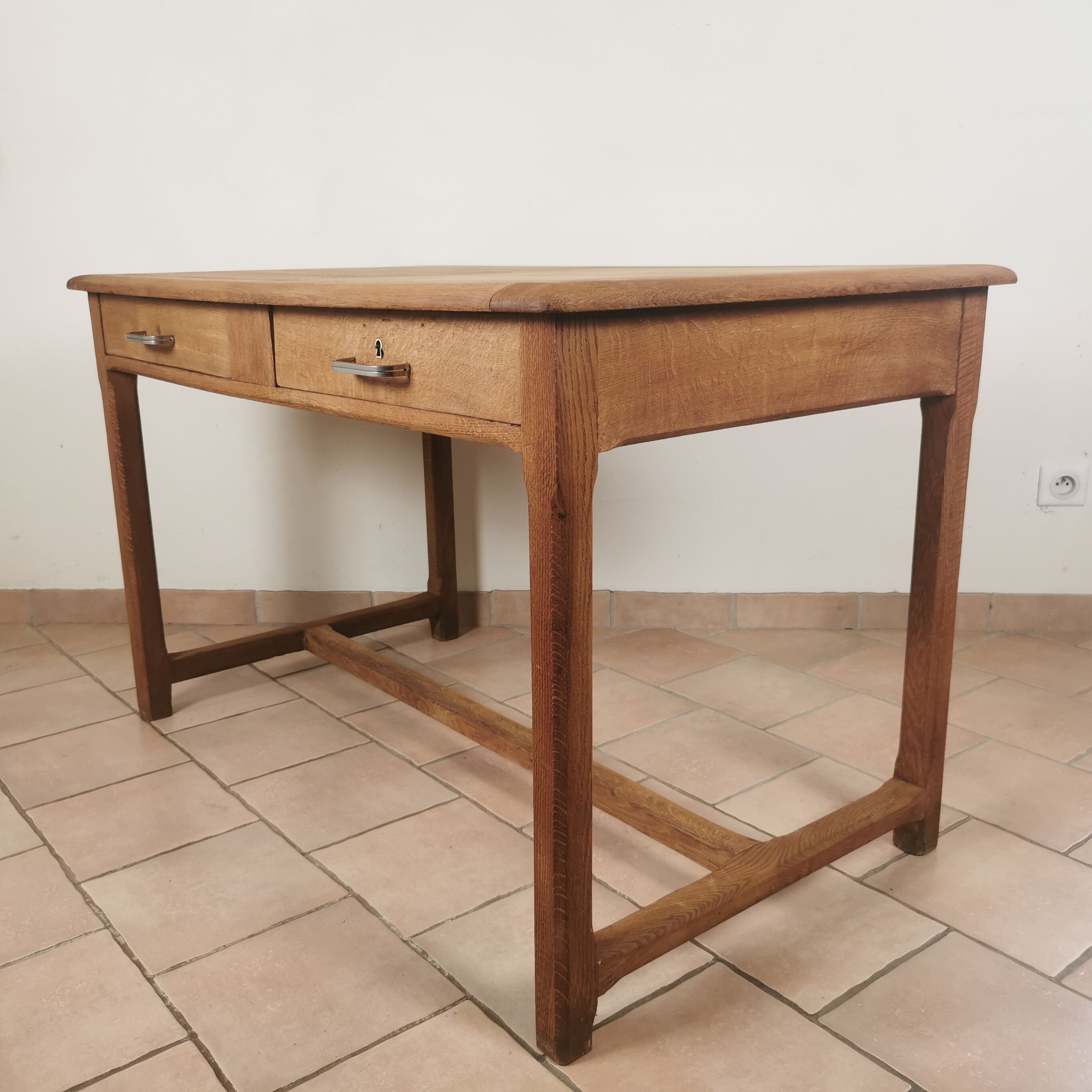Solid oak desk