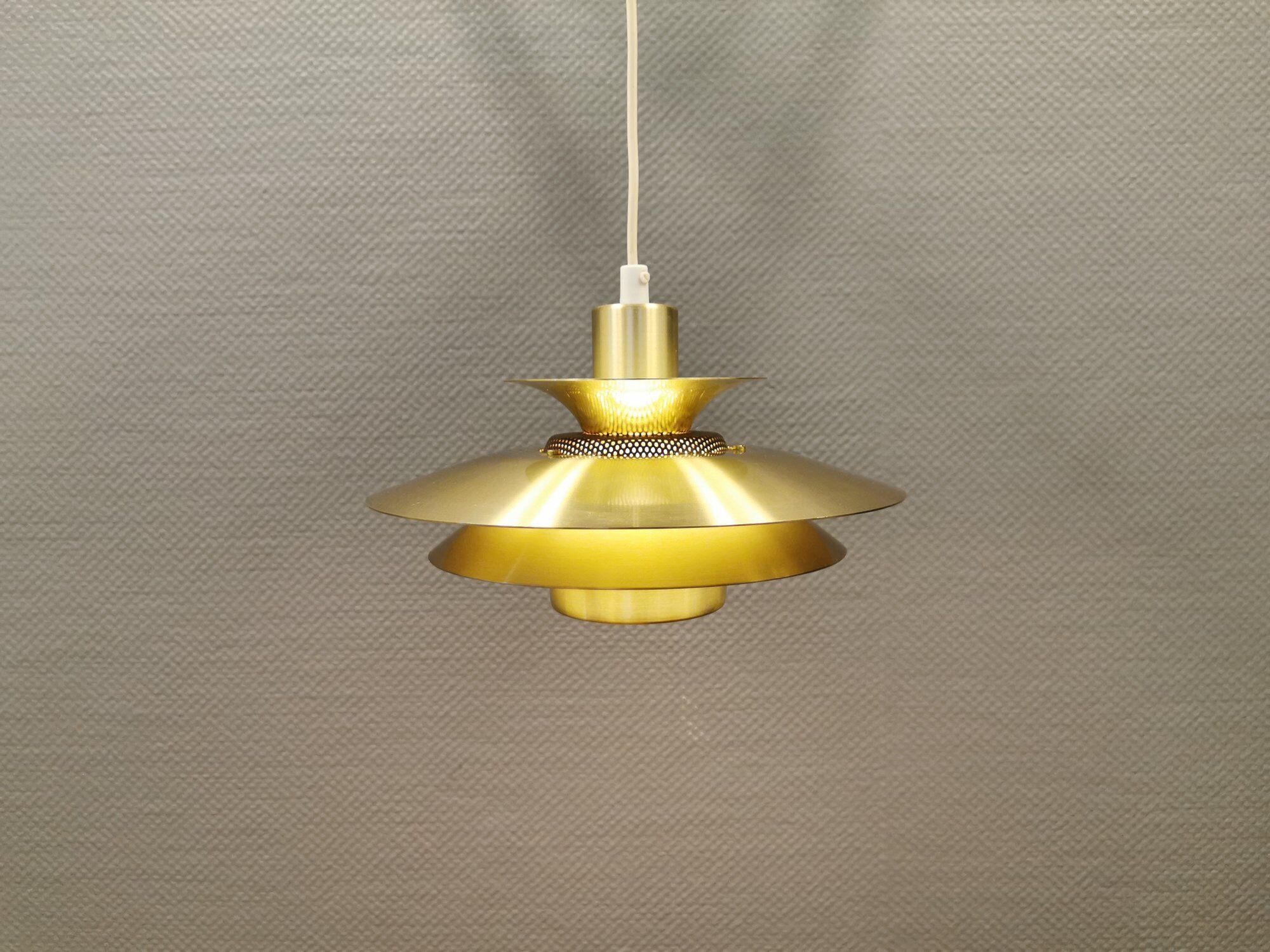 Hanging lamp from the 80s, by Danish JEKA, model Capri.