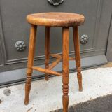 Paire de tabourets rustique vintage