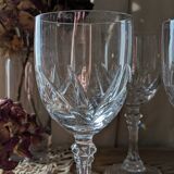 Crystal footed glasses