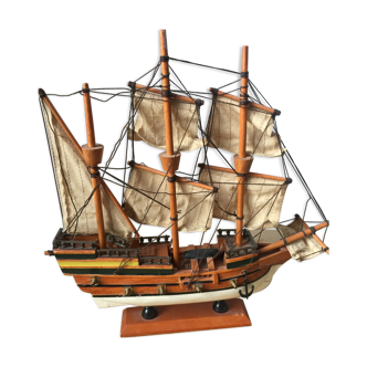 Replica boat May Flower in wooden - sail