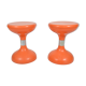 Orange diabolo stool