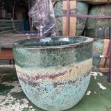Set of 3 ceramic pots