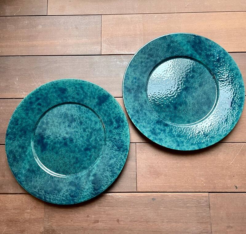 2 dishes 31cm Molin - Vintage