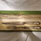 Solid silver meat cutlery