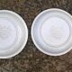 Lot de 2 assiettes creuses Sarreguemines "Chardons"