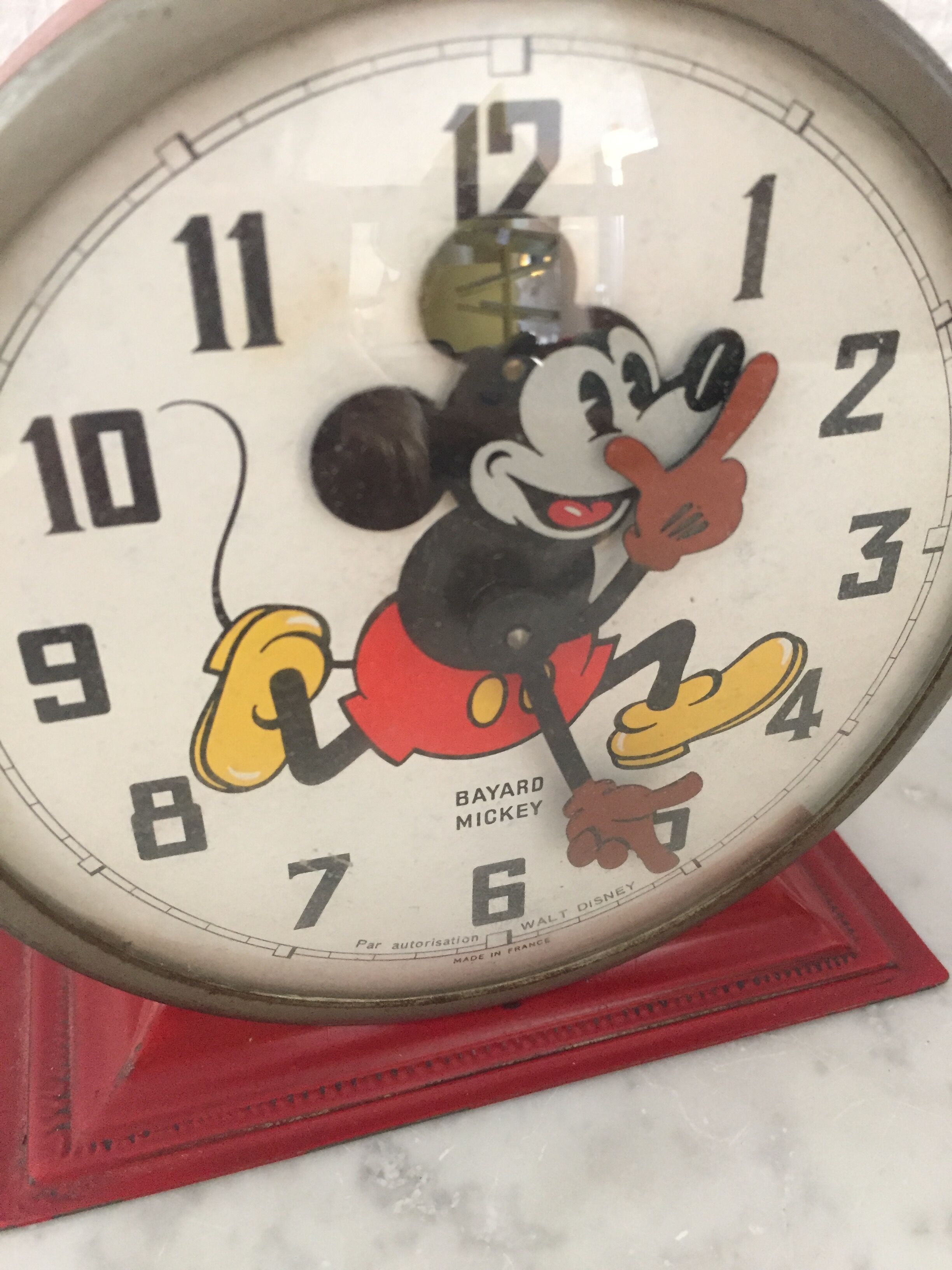 Réveil vintage Mickey 1960