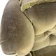 Vintage green club chair with fringes