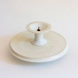 Servant, Cup on foot, White ceramic display stand, Paris, 19th century.