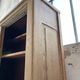 Large row of solid oak loom sliding doors