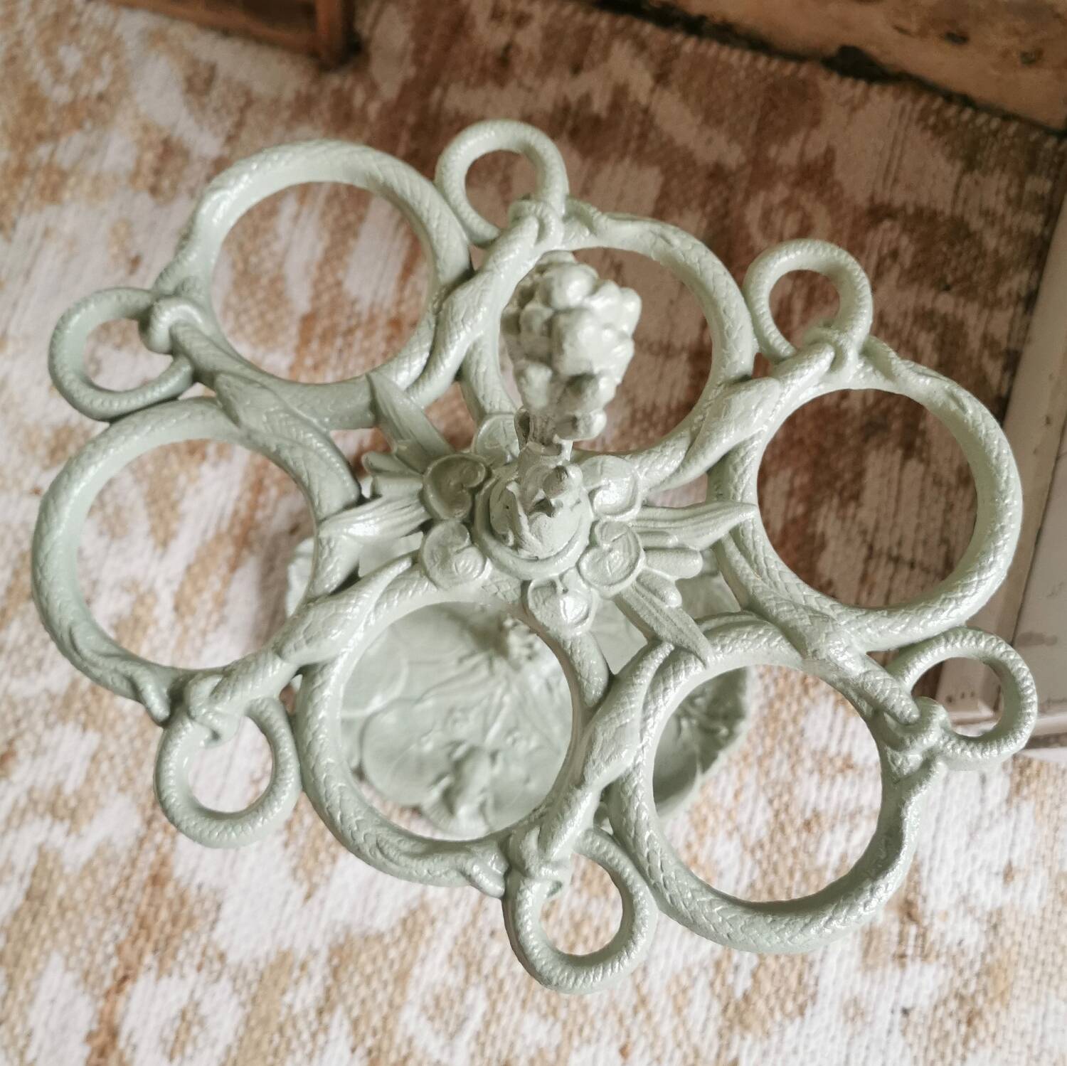 Porte parapluie en fonte, style Art Nouveau