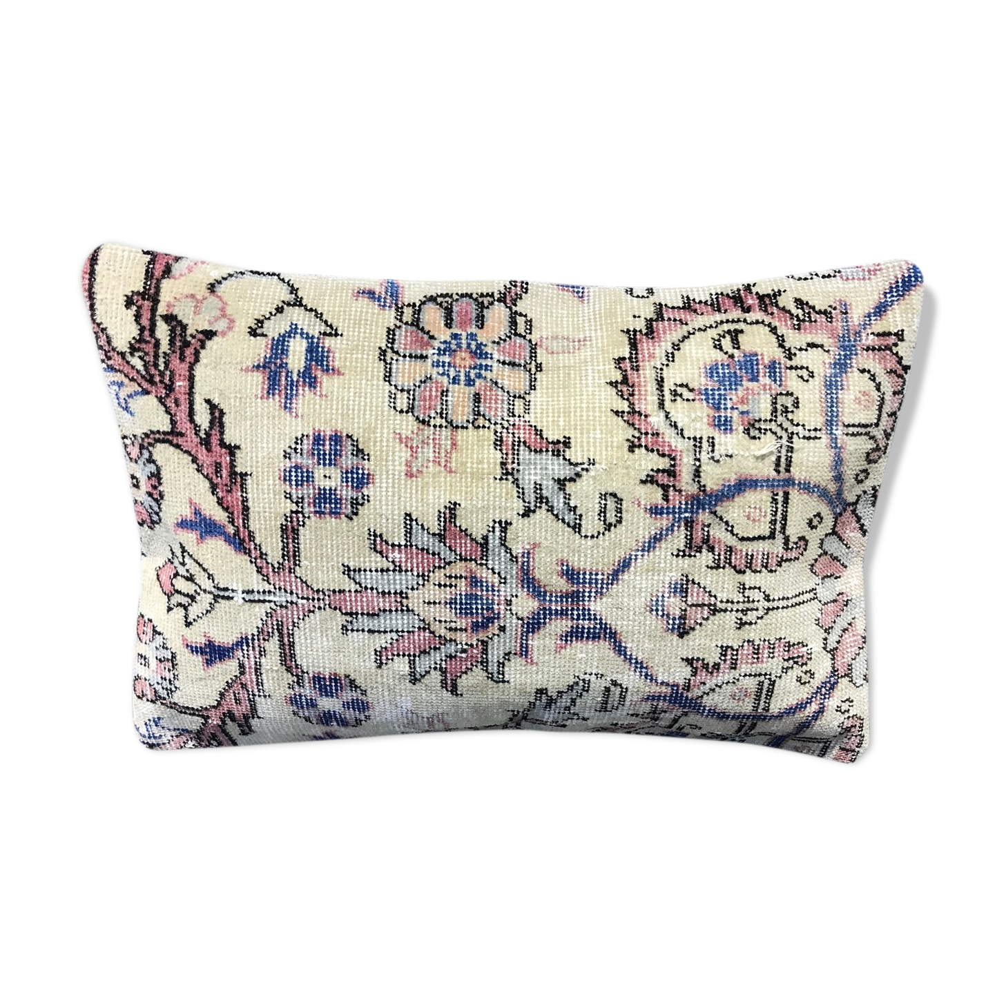 Faded Rug Lumbar Pillow Case 40x60 cm