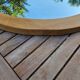 Oval mirror by Guillerme and Chambron