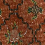 2x7 short vintage runner rug, 78x208cm