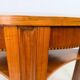 Oval side table in the style of Kolo Moser