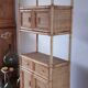 Rattan stand shelf and canning 50s