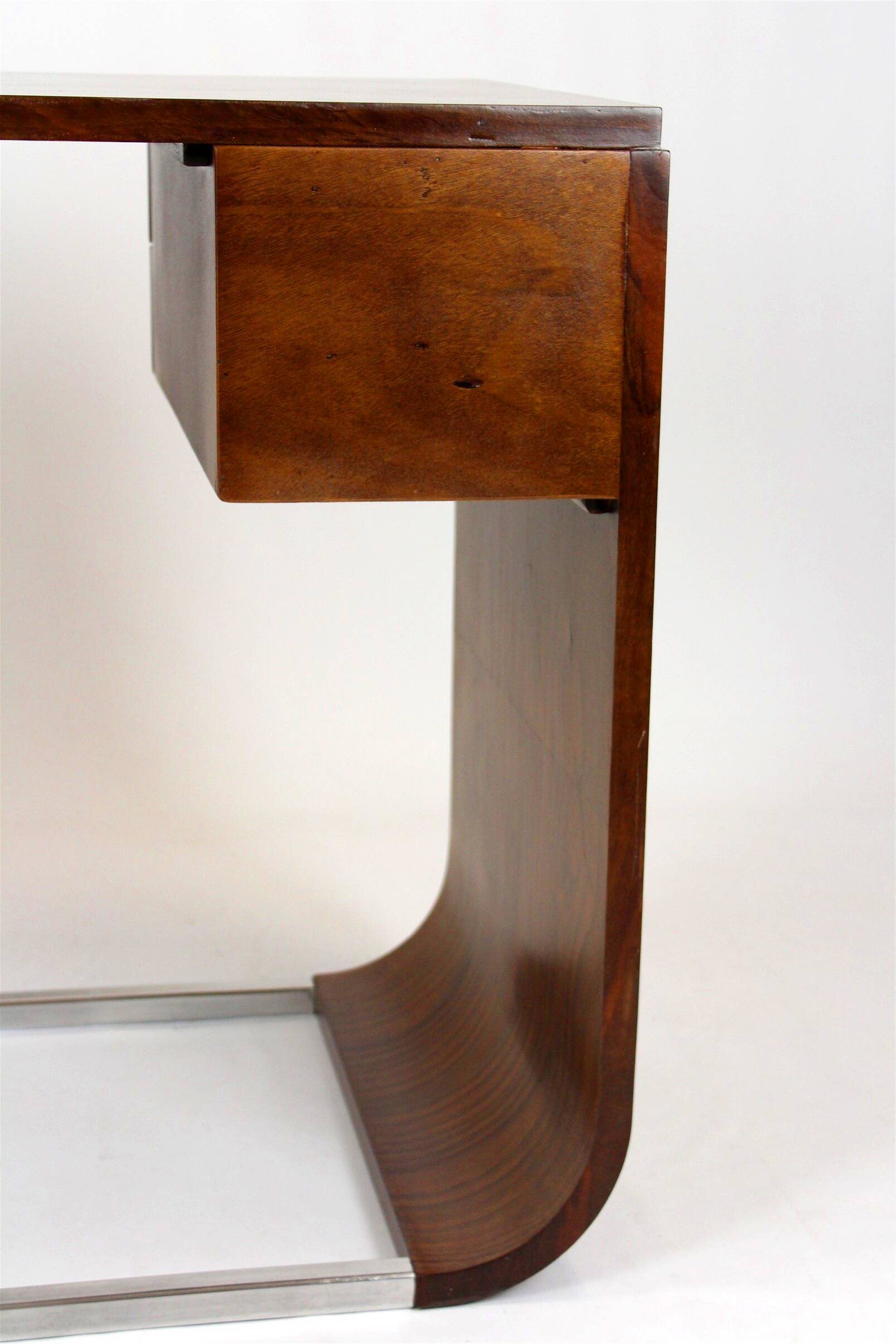 Art Deco Bentwood Desk, 1940s