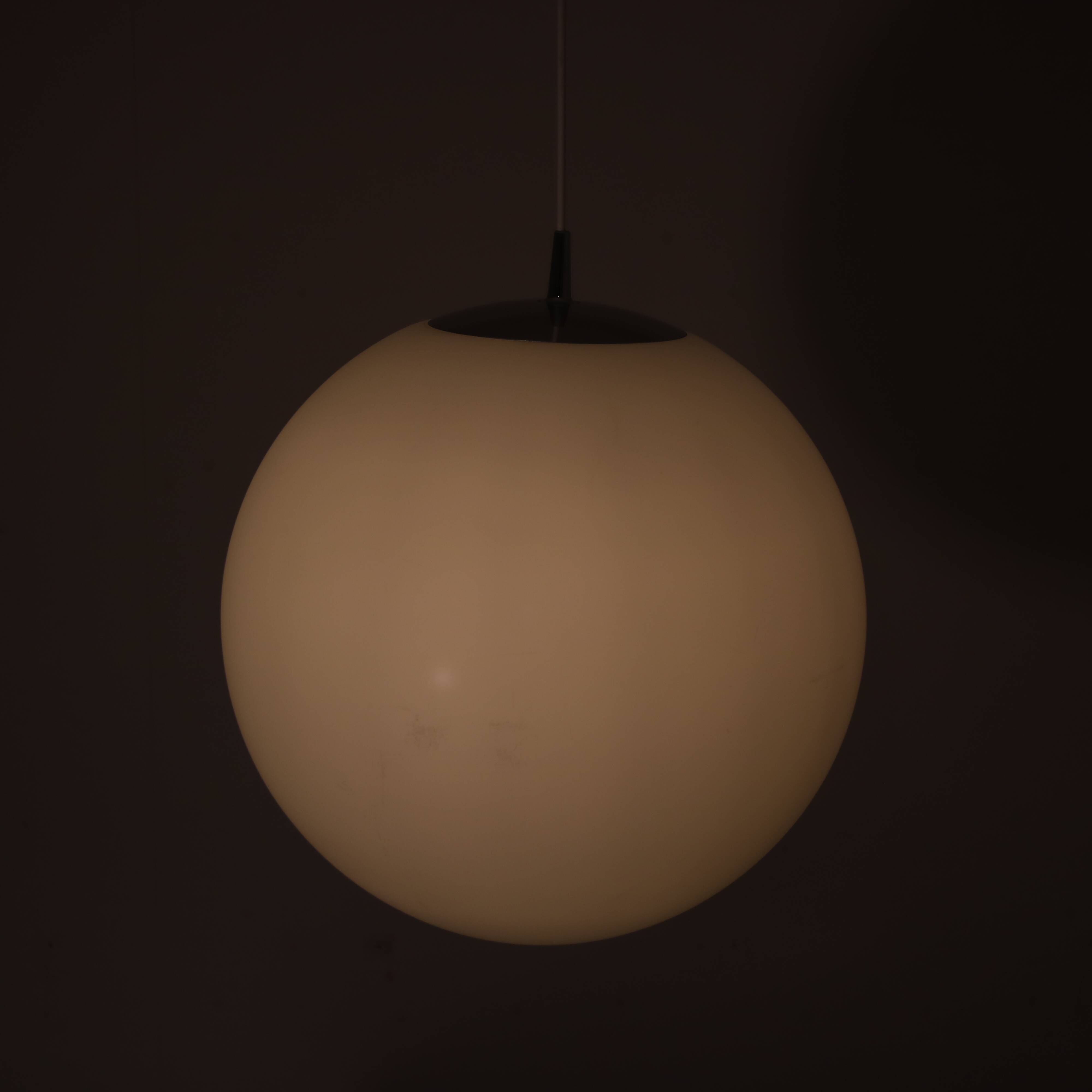 1960s Large round hanging lamp by Peill & Putzler, Germany