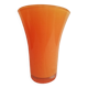 Vase en verre orange années 70