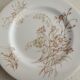 2 assiettes terre de fer Lunéville