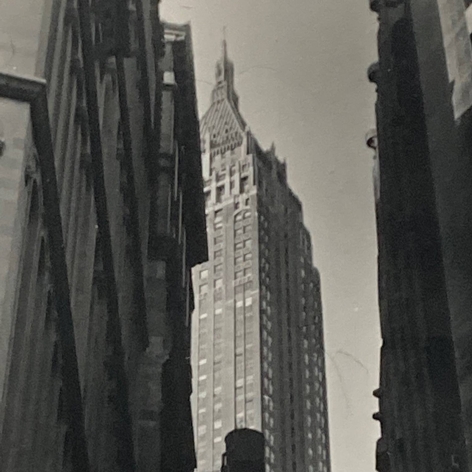 Vintage photo of New York in the 1950s, 6/6 format