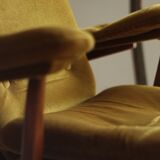 Folding recliner armchair