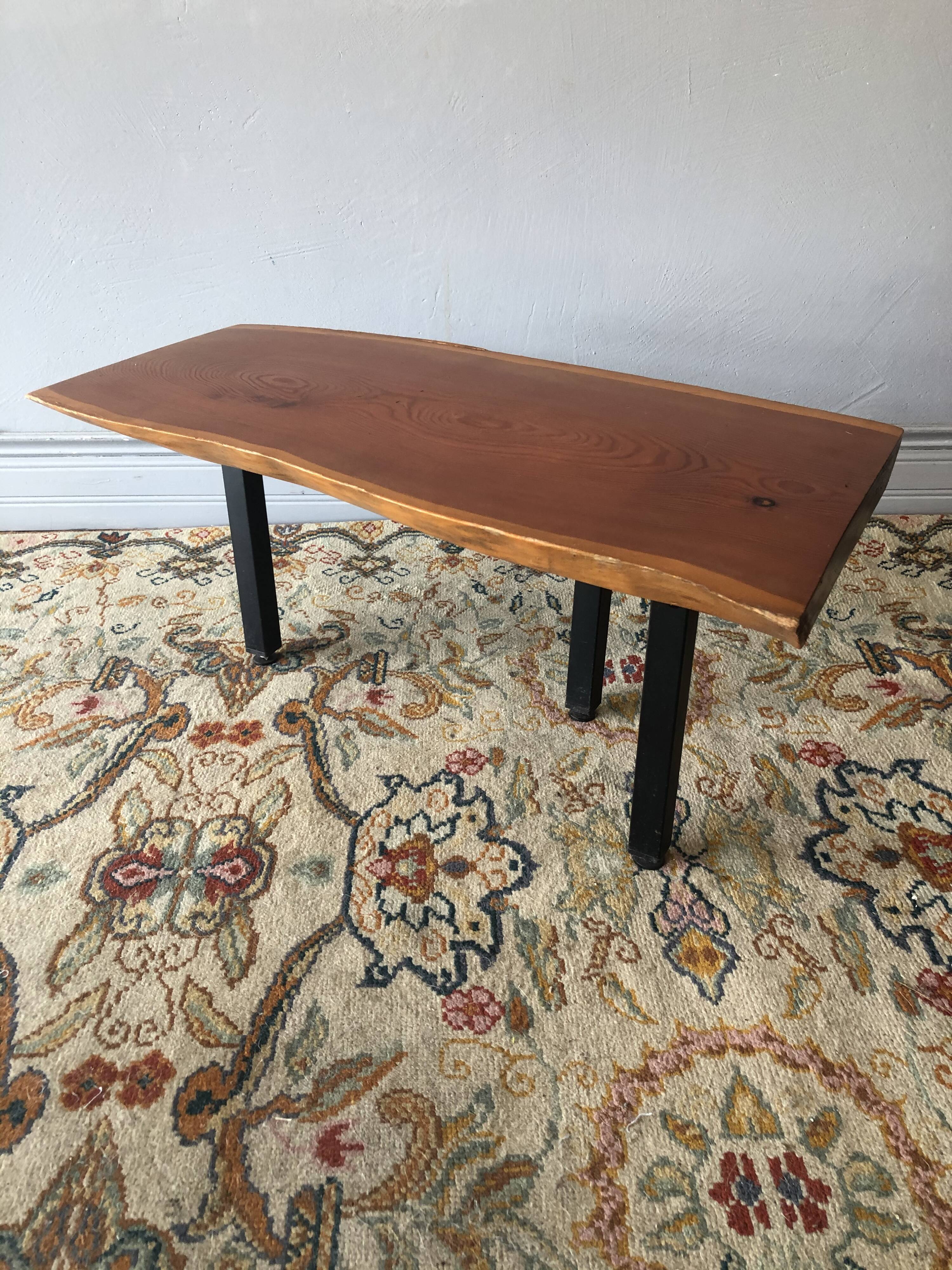 Solid wooden coffee table