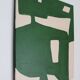 Peinture sur toile Organic vert