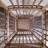 Rattan umbrella holder